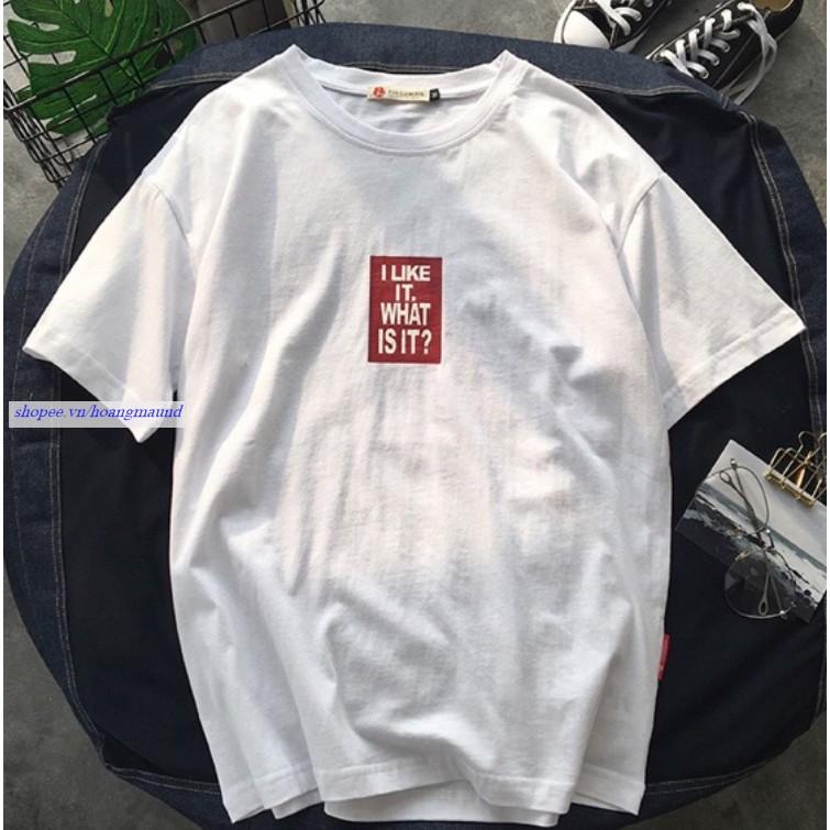 Áo thun tay lỡ I ILKE WHAT IS IT MVA0319