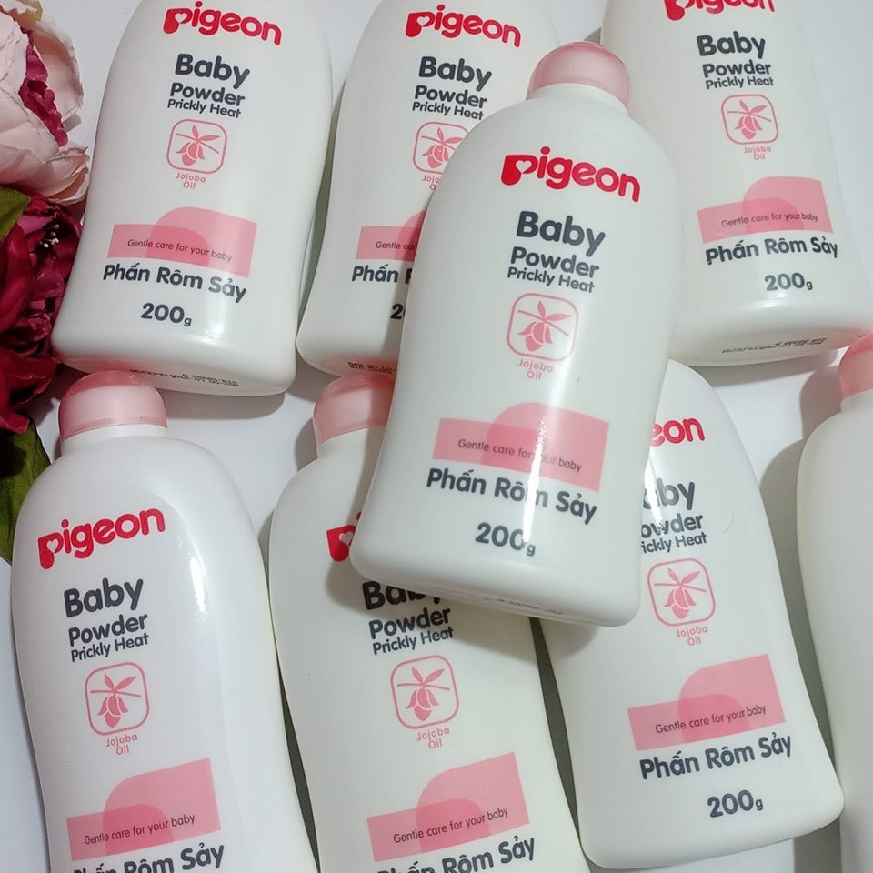 Phấn Rôm Sảy, Phấn Thơm Pigeon Loại 100g và 200g