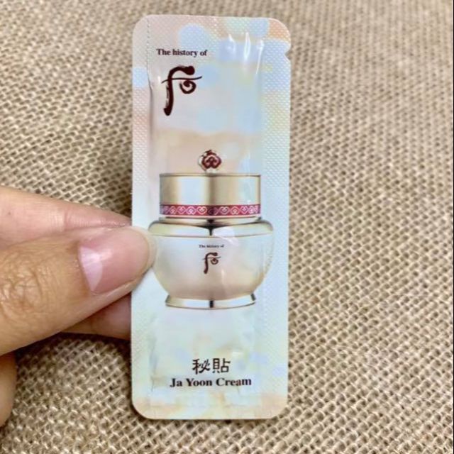 10 Gói Kem Dưỡng Chống Lão Hóa Whoo Bichup Cream Giảm Mụn, Chống Lão Hóa, Hồng Nhuận Da 1ml
