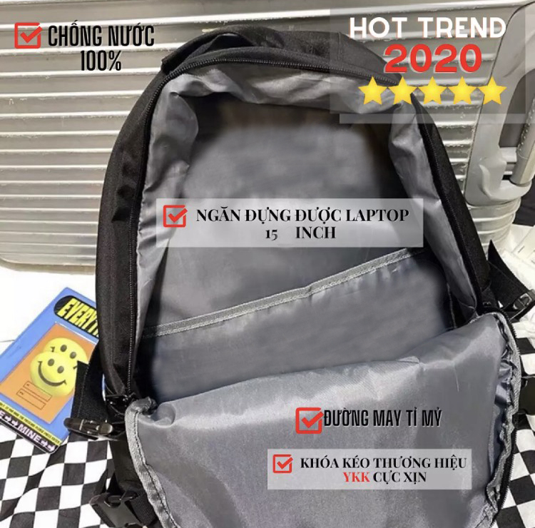 Balo Nam Nữ Thời Trang Hàn Quốc Ulzzang
