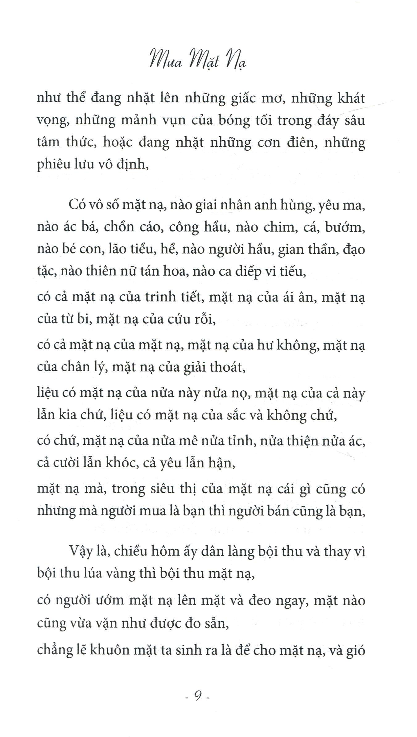 Mưa Mặt Nạ - Nhật Chiêu