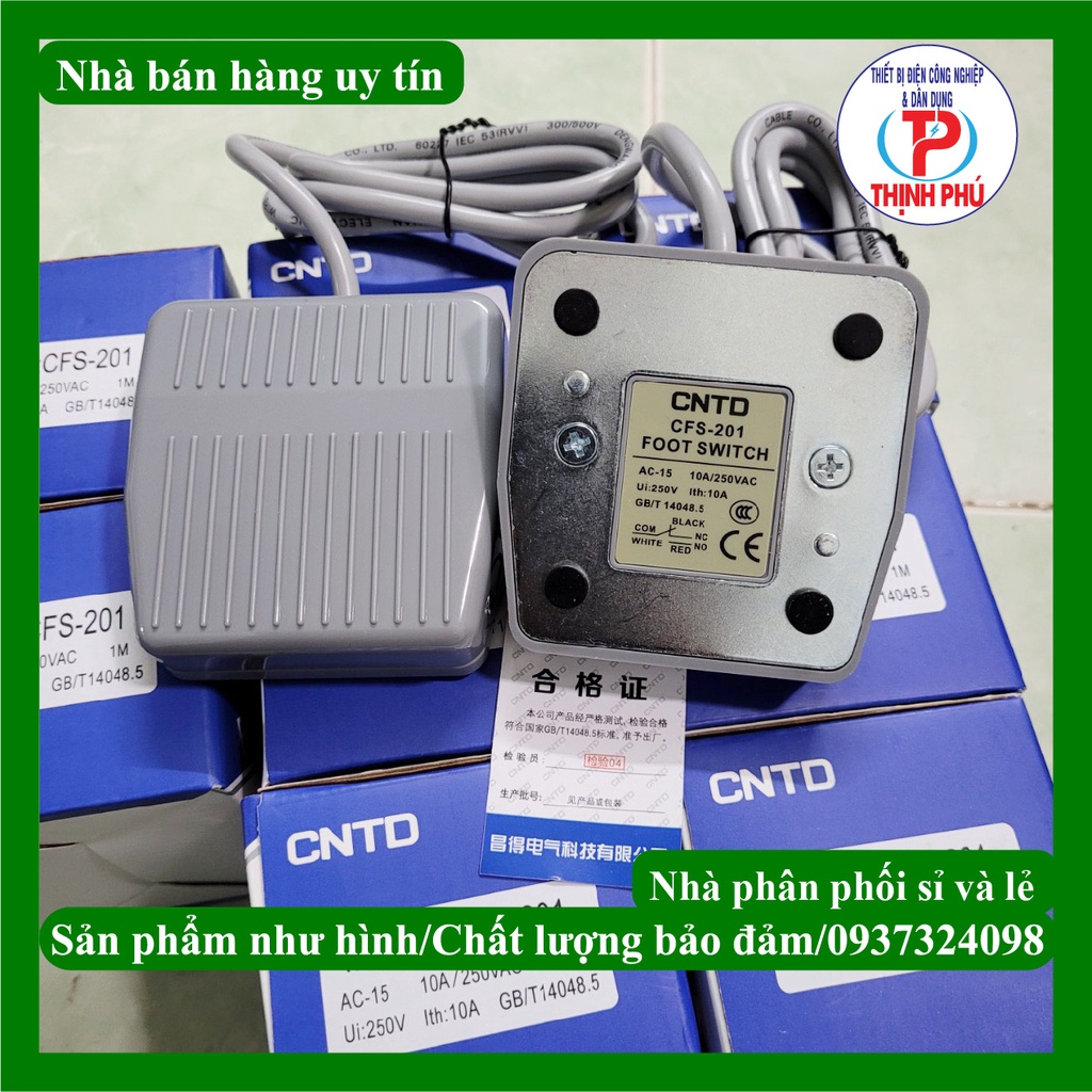 Công tắc bàn đạp  CFS-201 CNTD 10A-250VAC.