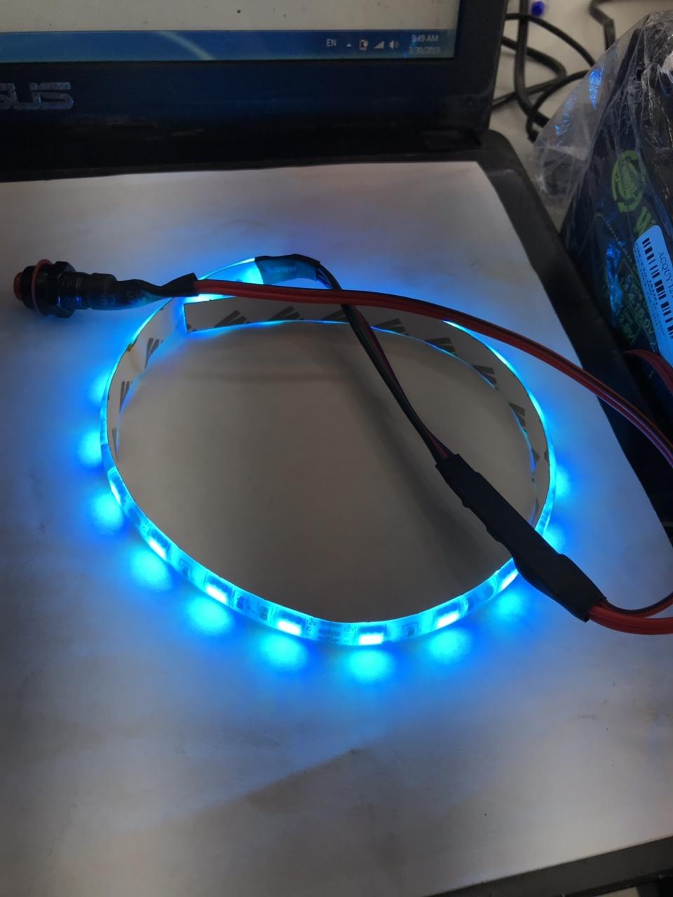 BỘ LED DÂY ĐỘ ĐÈN ĐỒNG HỒ XE MÁY 12v