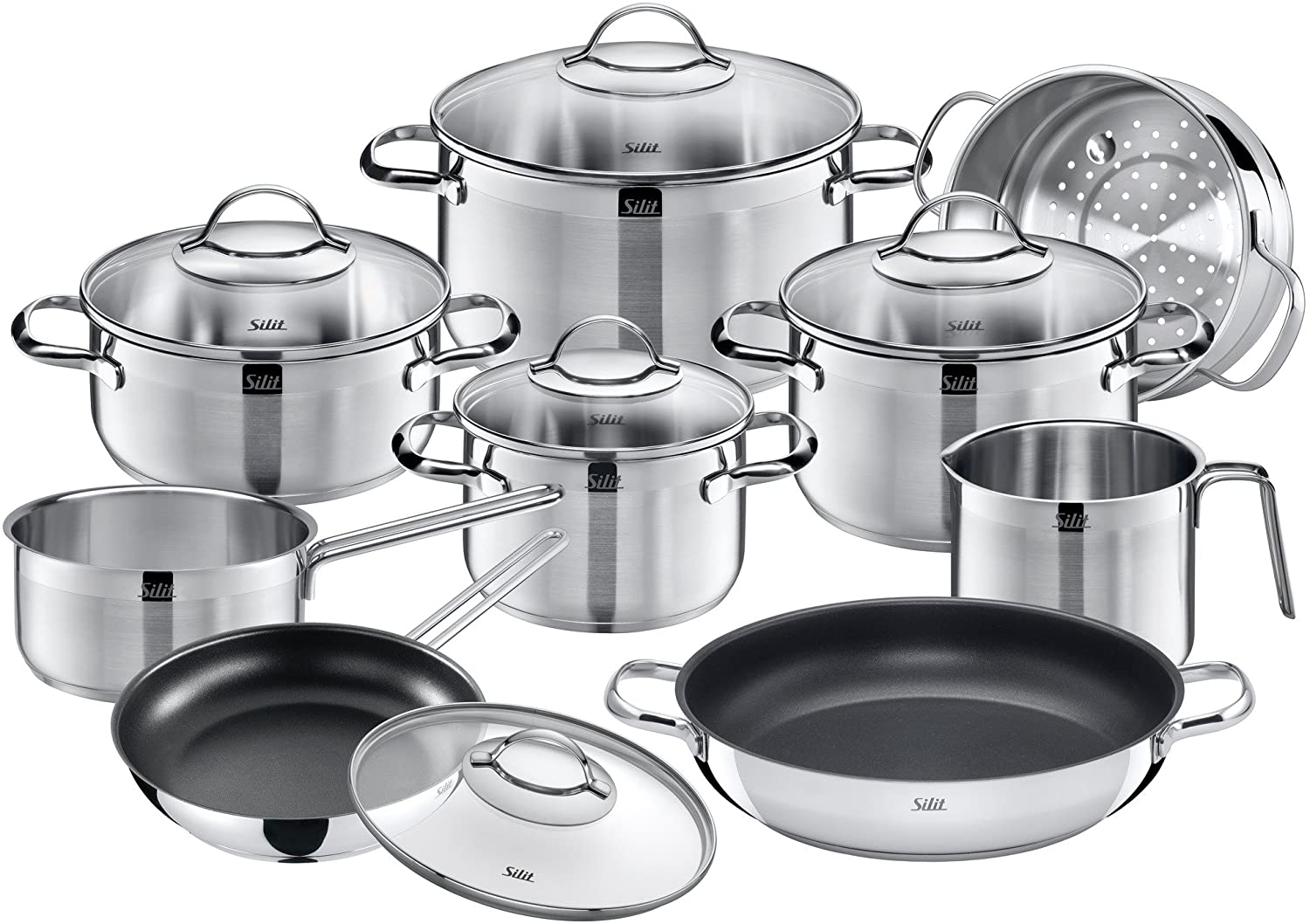 [Trả góp 0%][Hàng nội địa Đức] Bộ nồi SILIT Achat 10