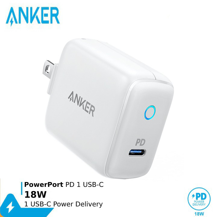 Sạc Anker PowerPort PD 1 USB-C PD 18W A2019