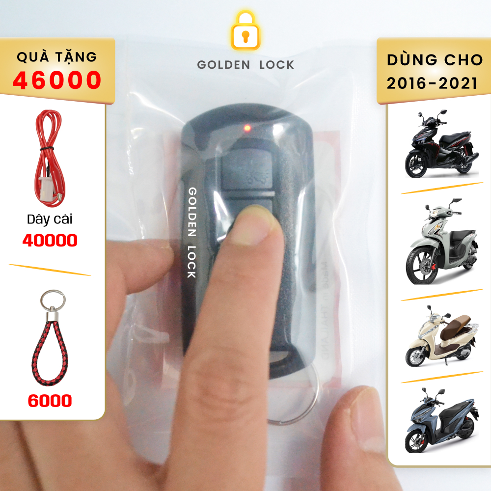 Remote Honda AB, Vision, Lead, Vario (K12, K59) (tặng dây cài chìa, móc khóa, tư vấn cài đặt)