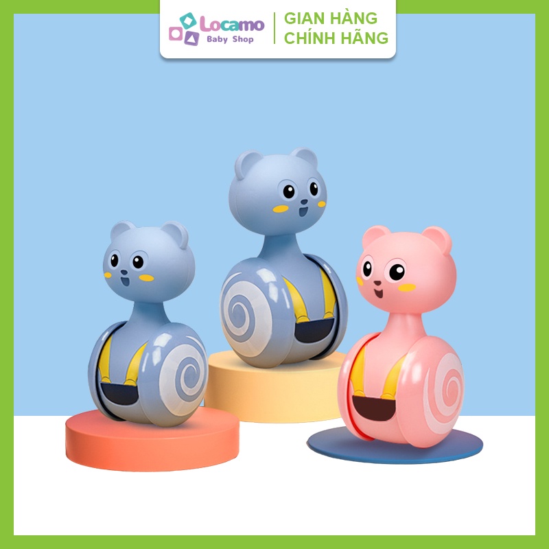 Lật đật đồ chơi giải trí phát sáng biết chạy biết chớp mắt siêu xinh an toàn dành cho bé