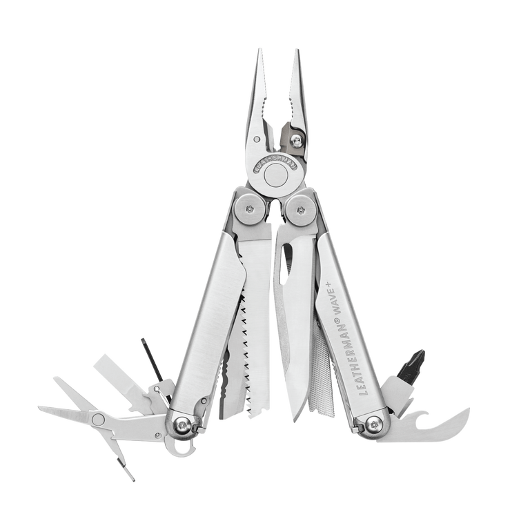 Dụng cụ cầm tay đa năng Leatherman Wave Plus Silver (17 tools) [Bảo hành chính hãng 25 năm]