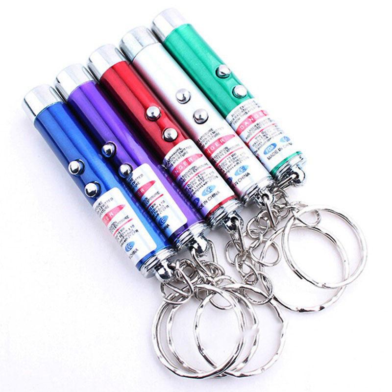 Đèn Pin Móc Khóa Mini 3 Trong 1 Tiện Lợi