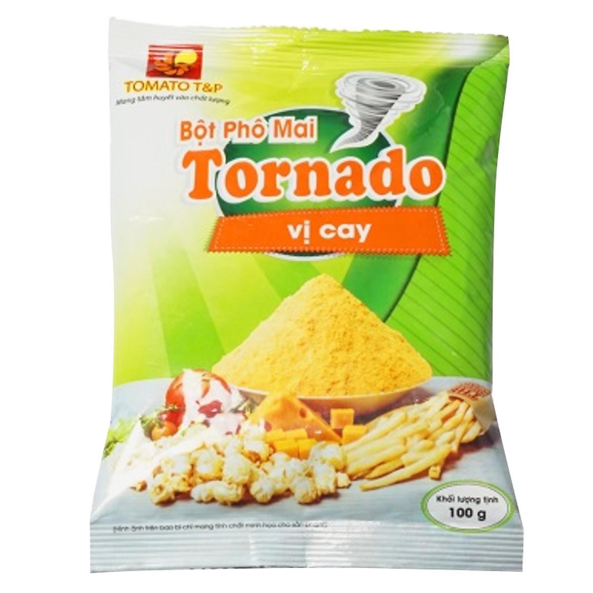 Combo 2 Túi Bột Phô Mai Tornado Vị Cay (100g / Túi)
