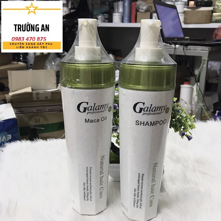 Dầu gội xả Cặp Galamy Maca Oil 800mlx2