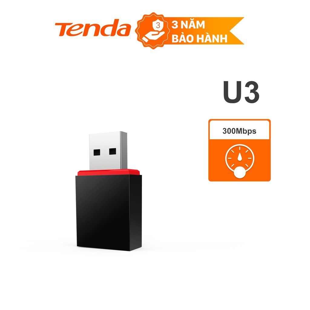 USB Wifi Tenda U3 tốc độ 300Mbps - Microsun Phân Phối