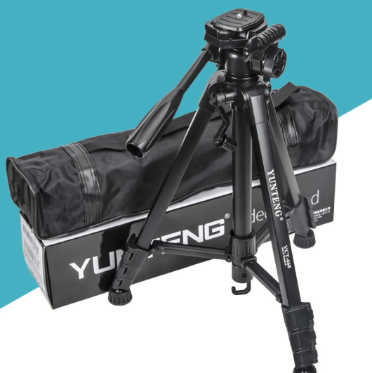 CHÂN MÁY ẢNH TRIPOD YUNTENG VCT-668 (Tặng kẹp điện thoại Yunteng và Remote Bluetooth)