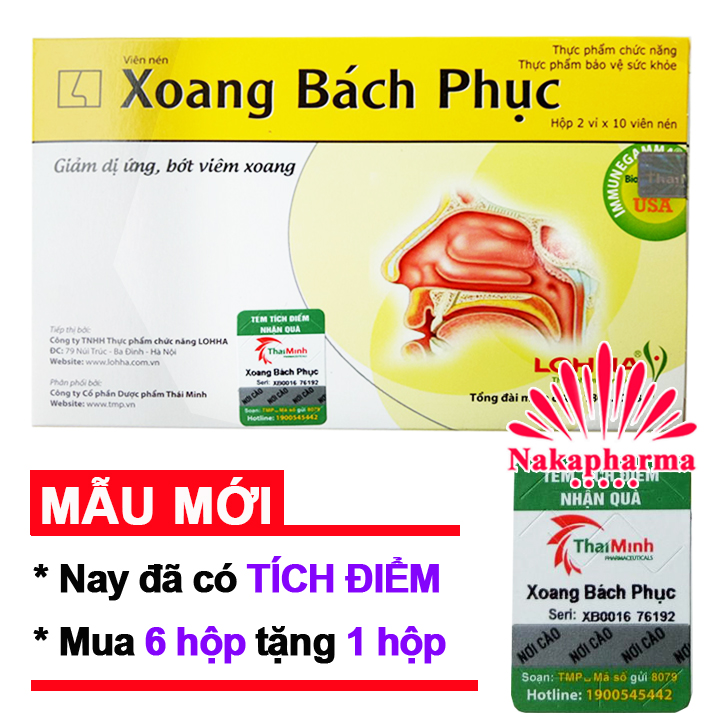Xoang Bách Phục - Bớt viêm xoang, giảm dị ứng