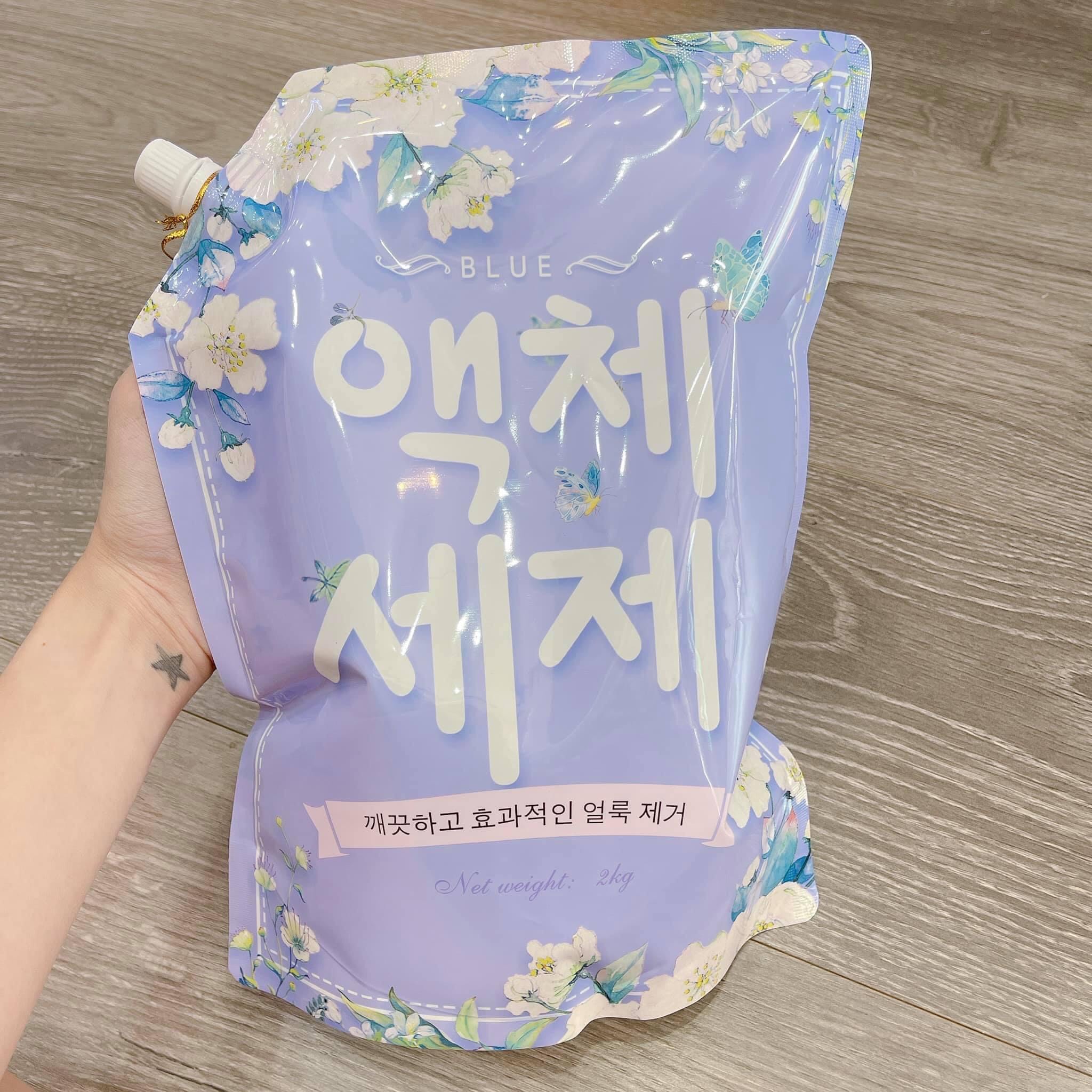 NƯỚC GIẶT BLUE HÀN QUỐC 2Kg