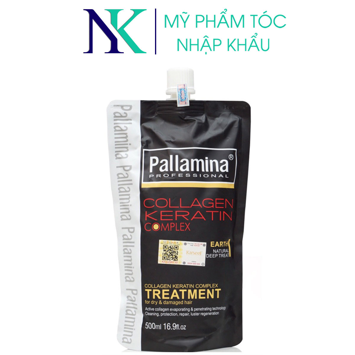Pallamina Collagen Keratin Complex Super Soft Oil Absorbing Oil 500ml