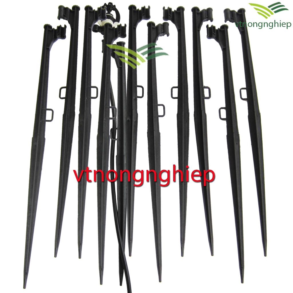 10 Cây cắm béc tưới 45cm đen