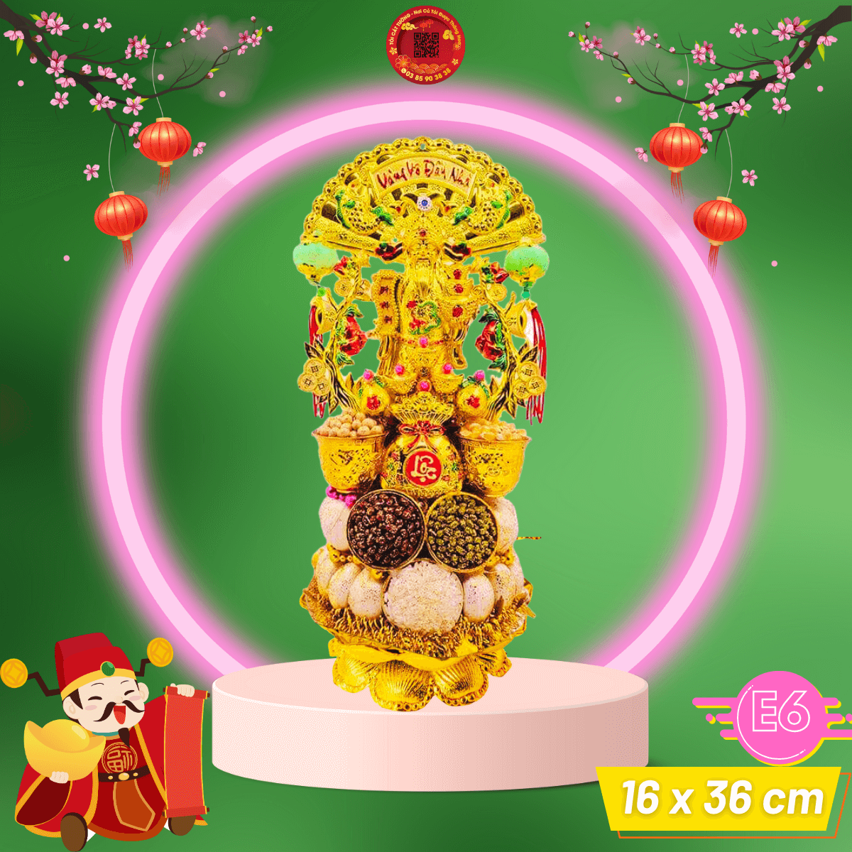 Tháp Tỏi Phong Thủy Vàng Vô Đầy Nhà - TỎI CÁT TƯỜNG