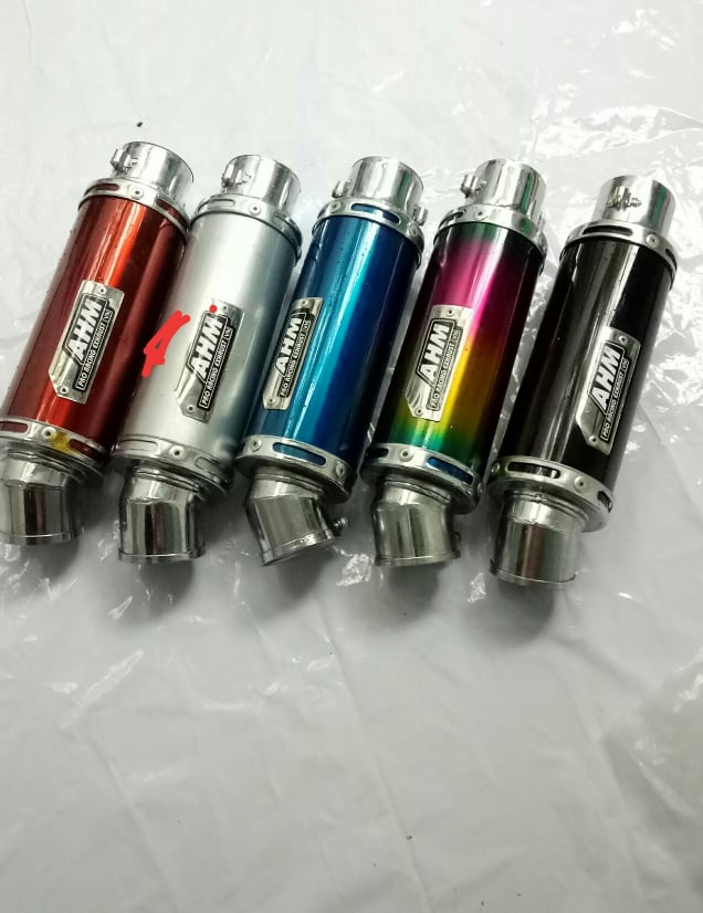 Pô AHM ful cổ 2 khúc xe máy Sirius.