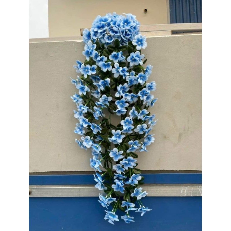 CHÙM ĐỖ QUYÊN TREO TƯỜNG . HOA VẢI HOA LỤA CAO CẤP