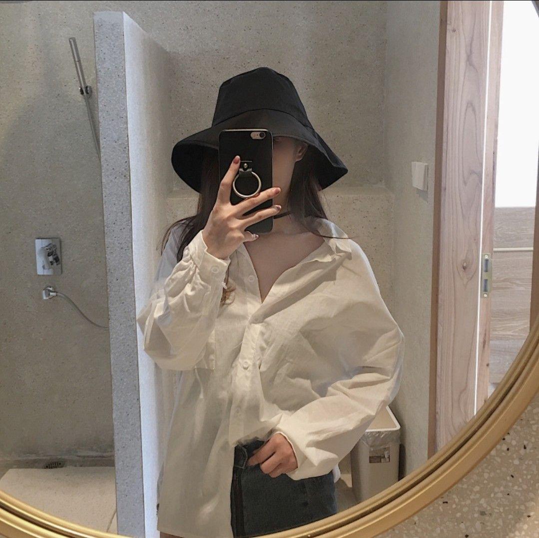 Áo sơ mi tay dài phom rộng Ulzzang 11316