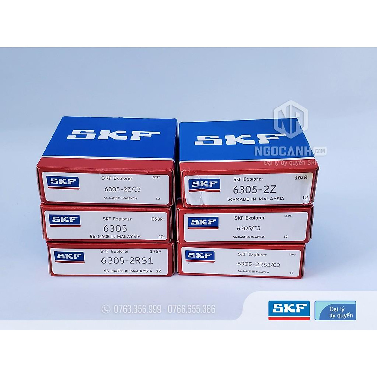 Vòng bi bạc đạn 6305 SKF chính hãng