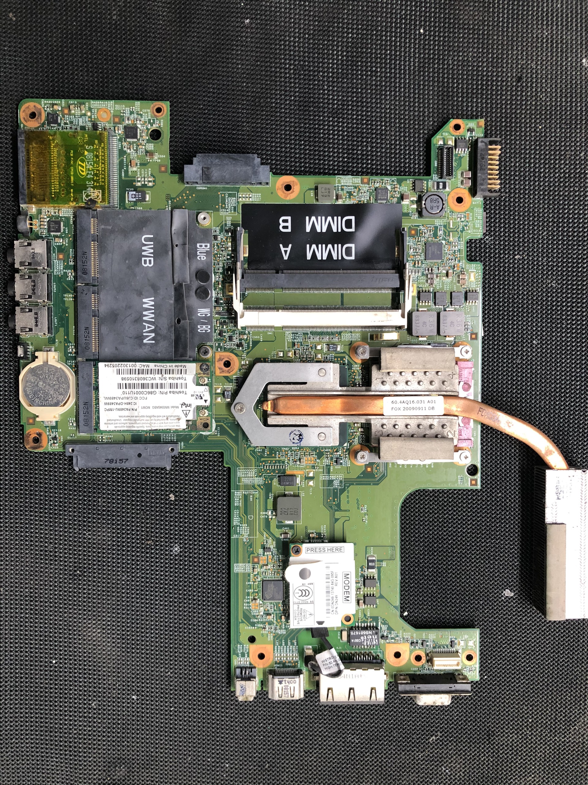 [HCM]Mainboard Laptop dell 1525 Core 2 Tháo Máy