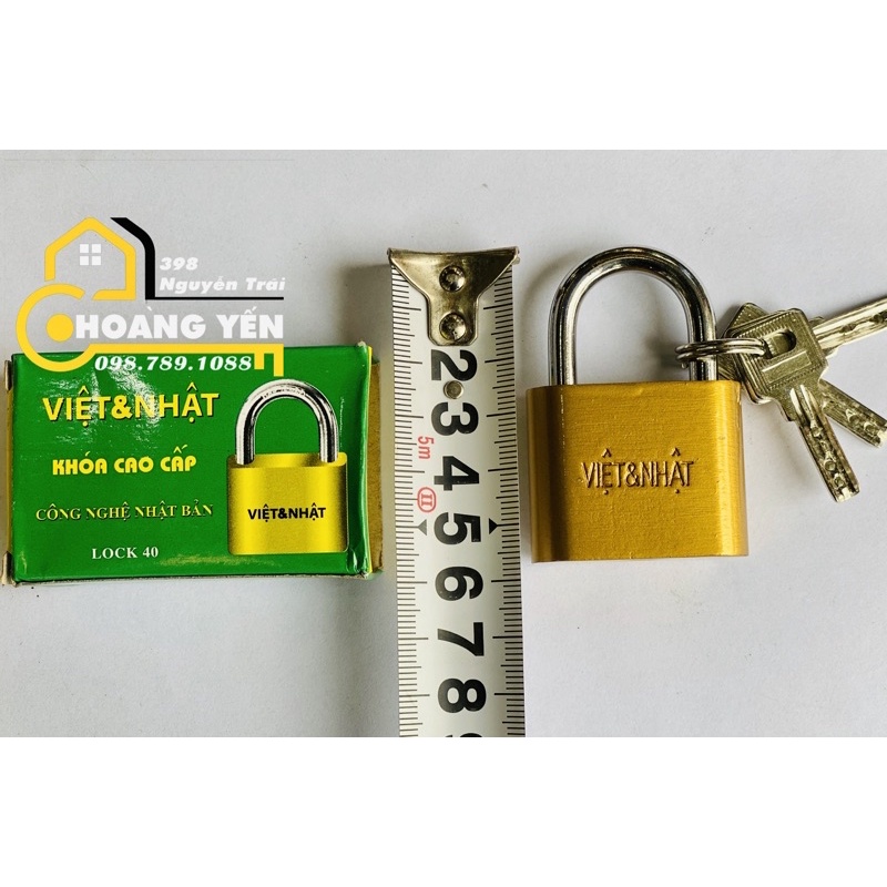 Khoá móc Việt Nhật, khoá tủ treo bấm các cỡ