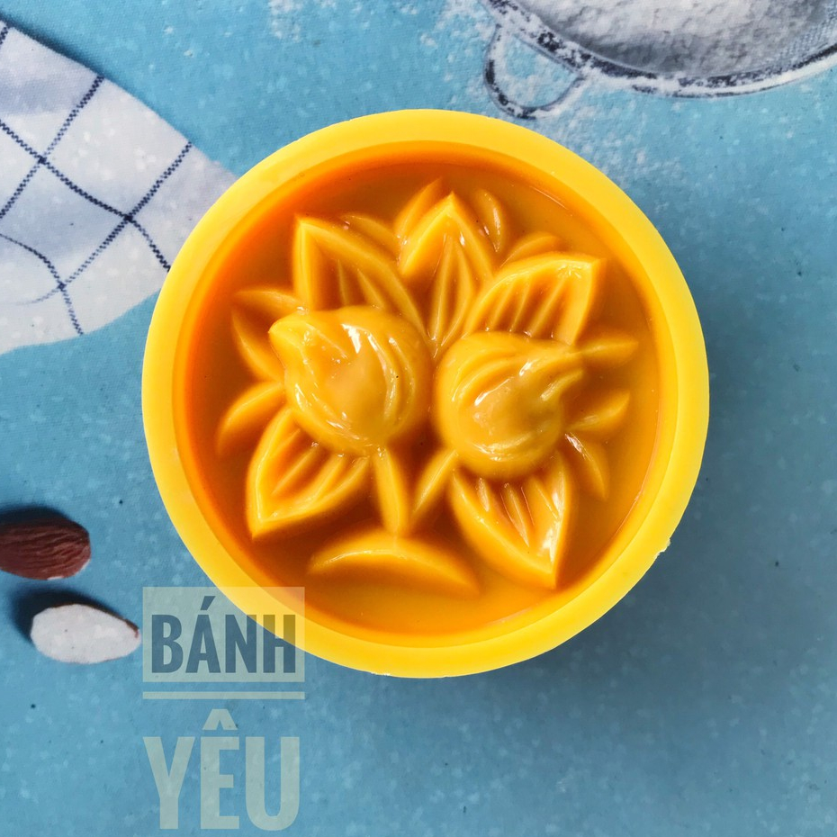 Khuôn nhấn trung thu 2 trái đào 100g