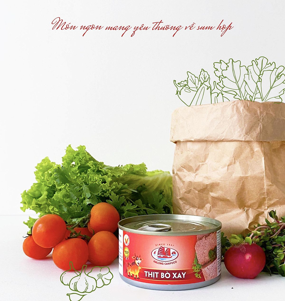 Thịt bò xay 170g - Đồ Hộp Hạ Long