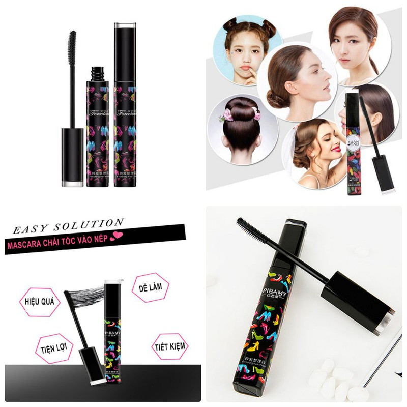 Mascara chải tóc con, nhỏ gọn, tiện lợi, giúp tóc trông gọn gàng trong 30s, dùng cho nam và nữ