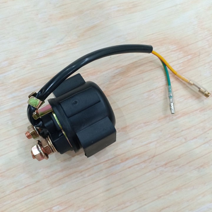 Rơ le đề tròn gắn dành cho xe máy số - a589