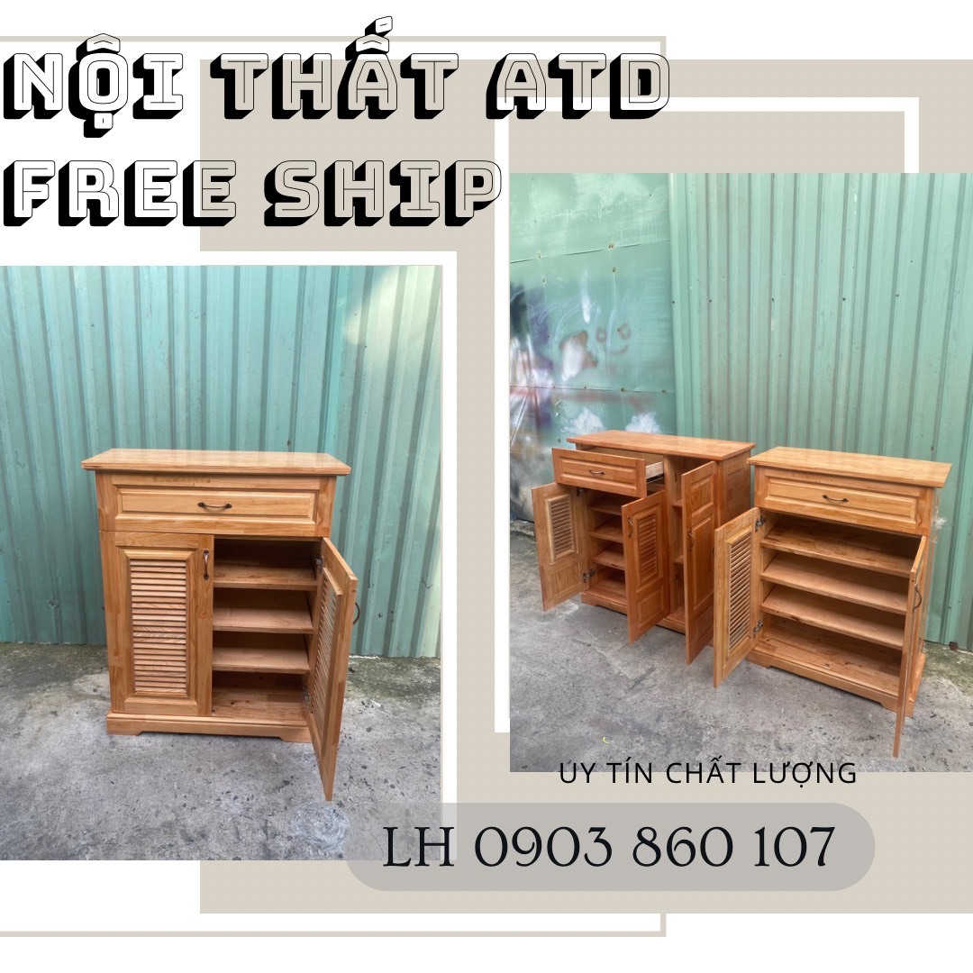 Tủ giày gỗ thông giao hỏa tốc đẹp tự nhiên tphcm,bình dương, đồng nai