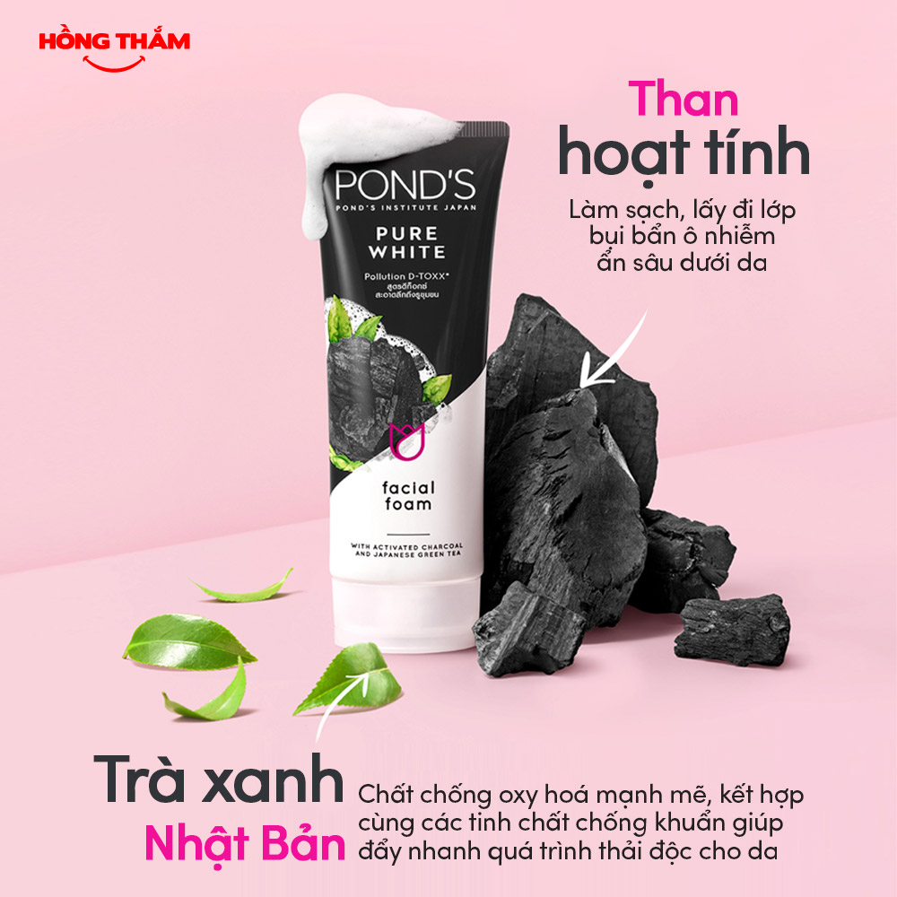 Sữa Rửa Mặt POND’S Trắng Da Tinh Khiết (100g) (hongthamshopcom)- SRM43