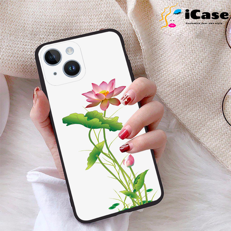 Ốp lưng iPhone 14 viền dẻo TPU BST Sen