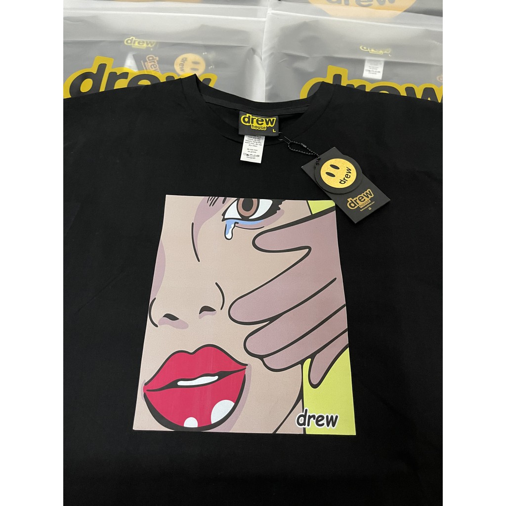Áo Thun Drew House Crying Girl FULL TEM TAG (Free Ship)
