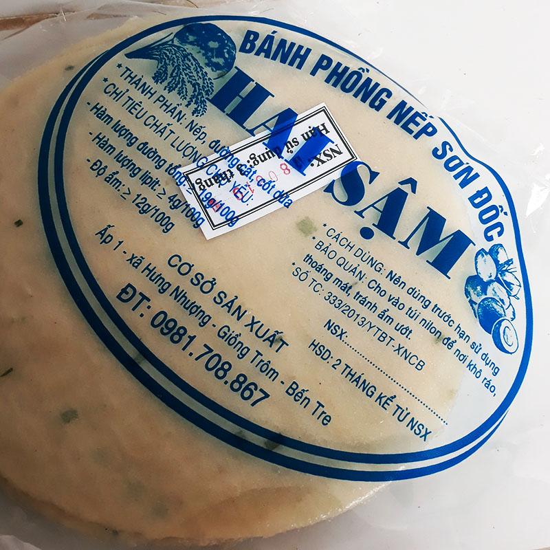 Bánh phồng Sơn Đốc nếp mặng lớn 50 bánh