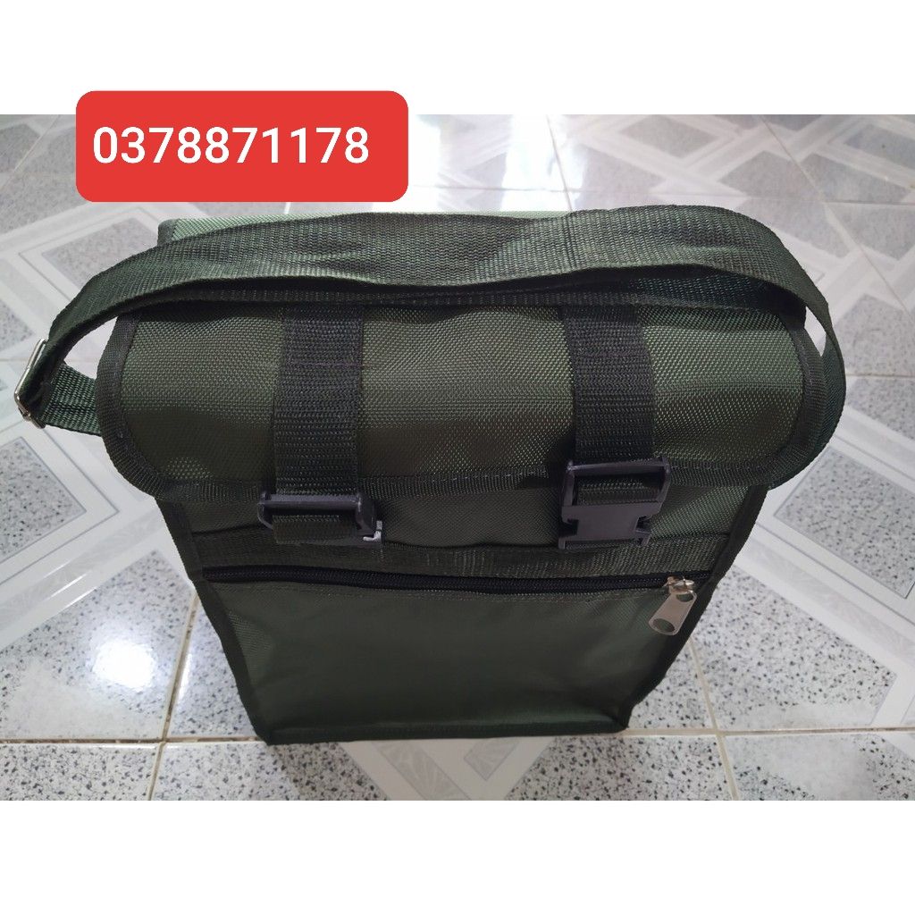 Túi đựng đồ nghề đeo chéo 2 khoá ( 26 × 34 × 13cm )