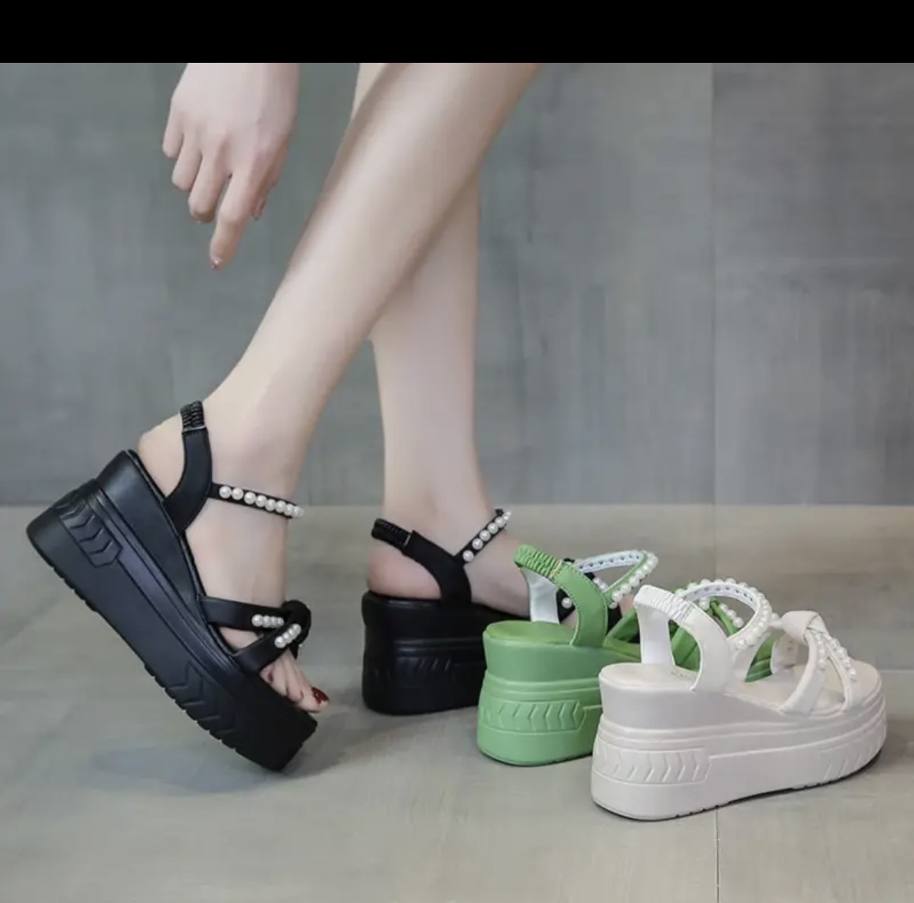 GIÀY SANDAL XUỒNG THẮT NƠ ĐINH NGỌC TH