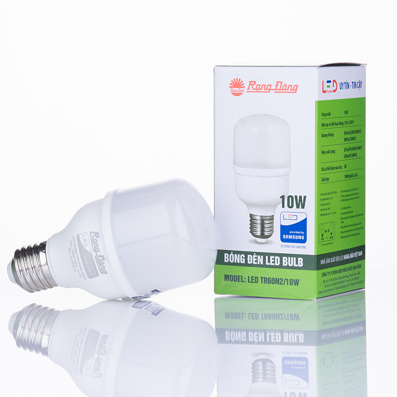 Bóng đèn Led Bulb trụ TR60N2 10W Rạng Đông