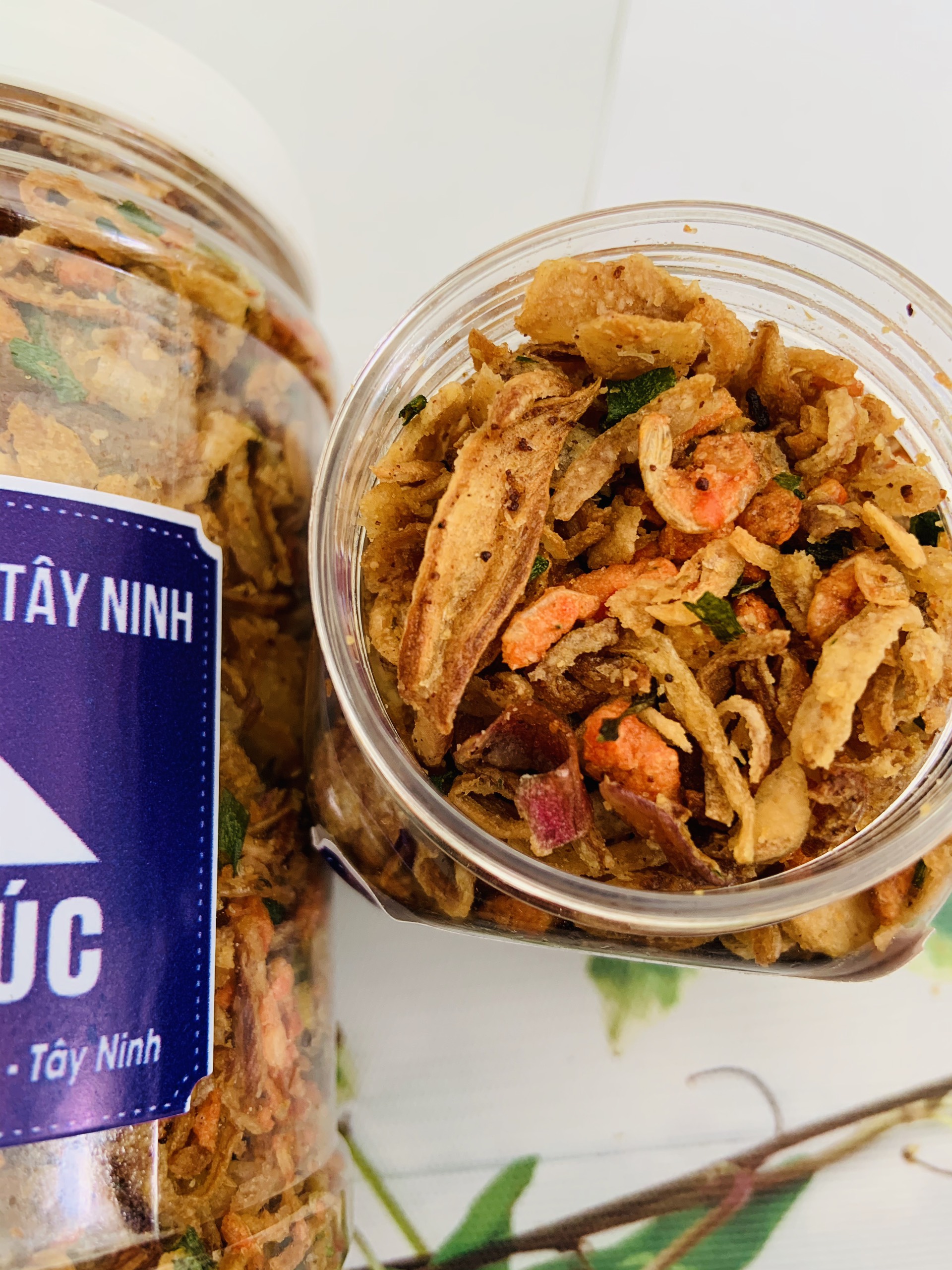 (Hủ/250gr)Muối Tôm Hành Phi