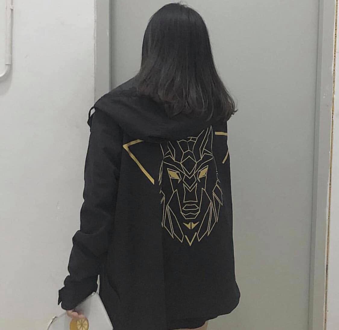 [HCM]Áo Khoác In Hình Sói Unisex