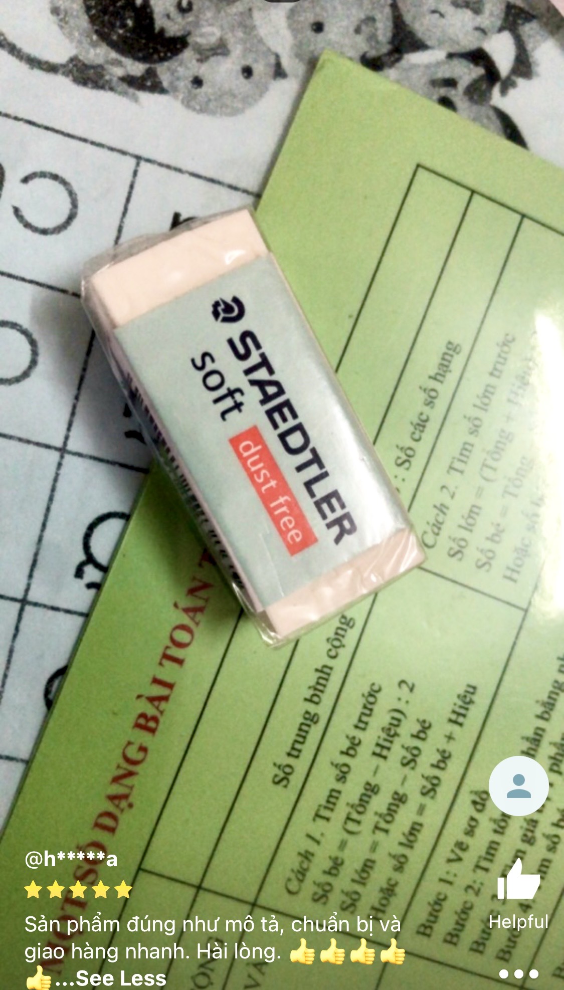 Gôm tẩy Staedtler cao cấp 526 S30
