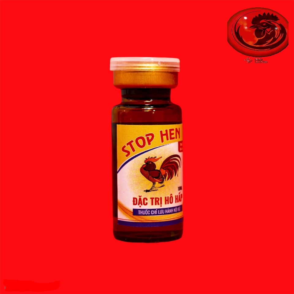 STOP HEN khò khè, xỗ mũi cho gà đá 10 ml