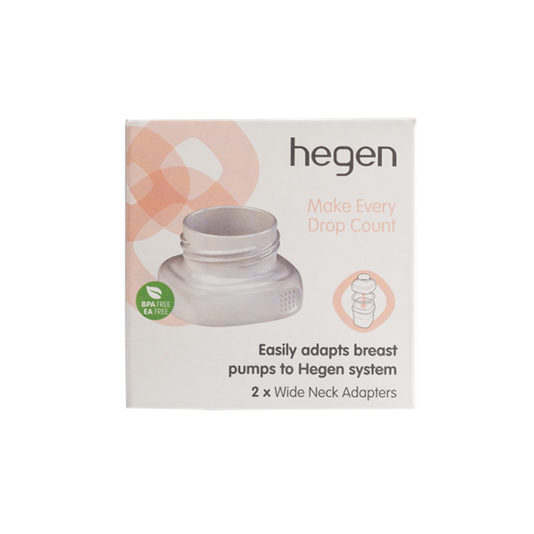 Phụ kiện Hegen - Bộ nắp đậy núm ti kèm cổ nối bình - Nắp bình sữa Hegen - Hàng Hàn