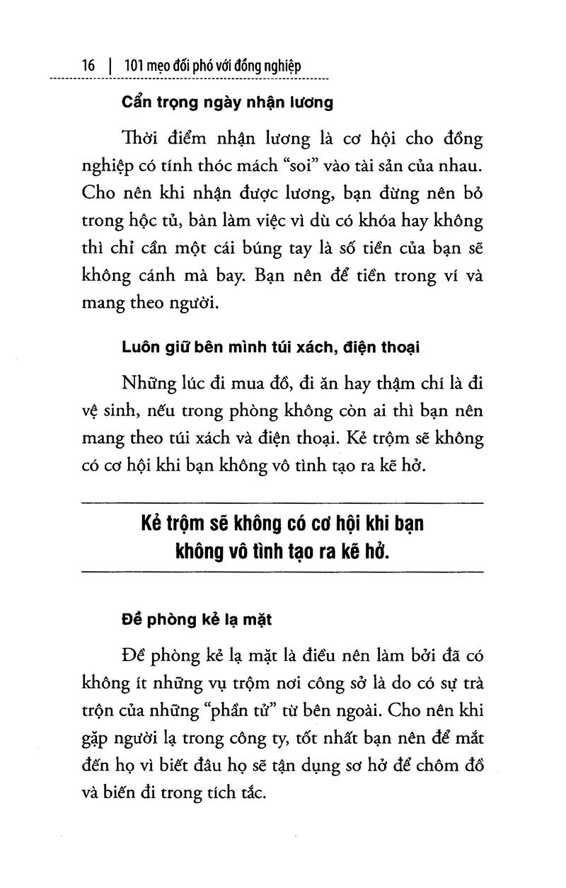 101 mẹo đối phó với đồng nghiệp