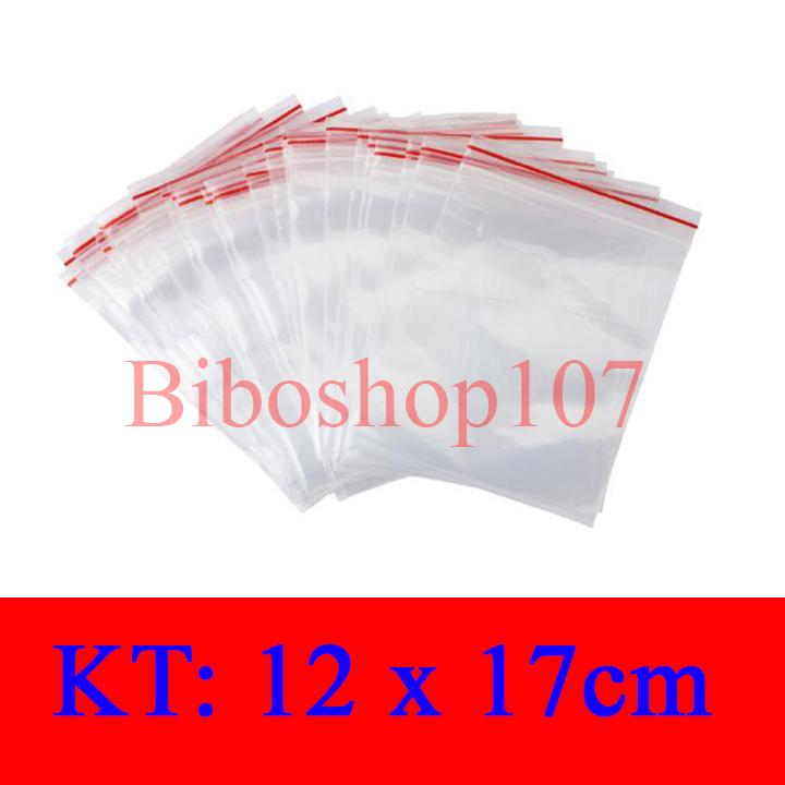 Túi zip sọc đỏ - Túi zipper hàng chất lượng tùy chọn size