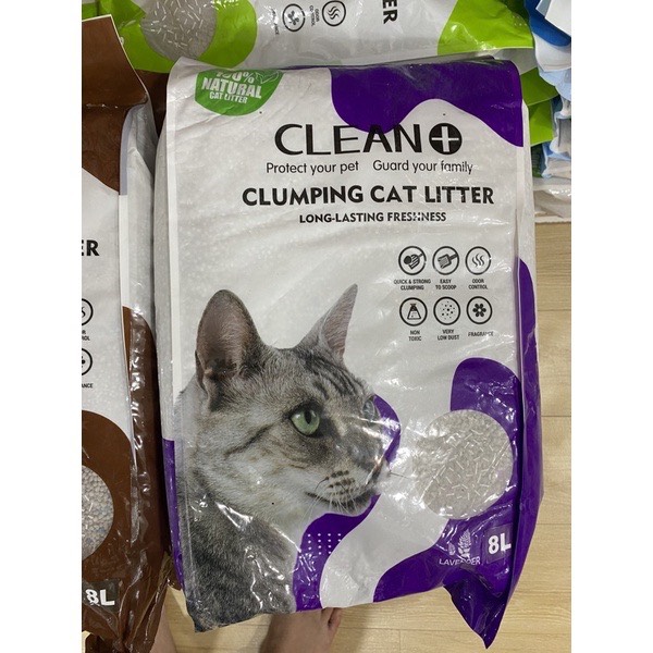 Cát vệ sinh cho mèo được làm từ cát đất sét CLEAN +