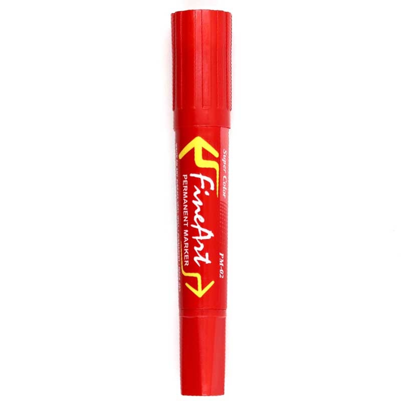 Bút Lông Dầu Queen PM-02 - Mẫu 1 - Mực Đỏ