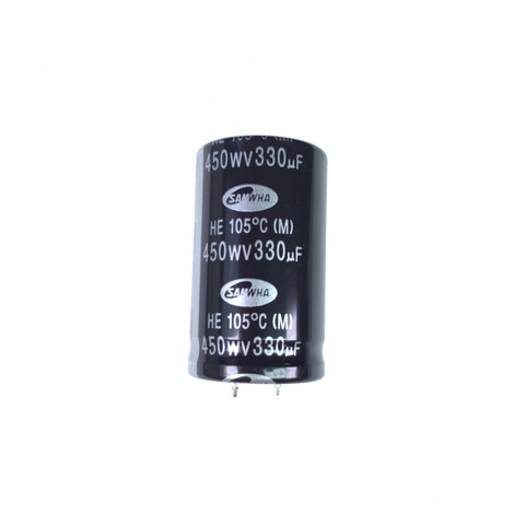 Tụ Hóa SAMWHA 330uF 450V (30x50mm)